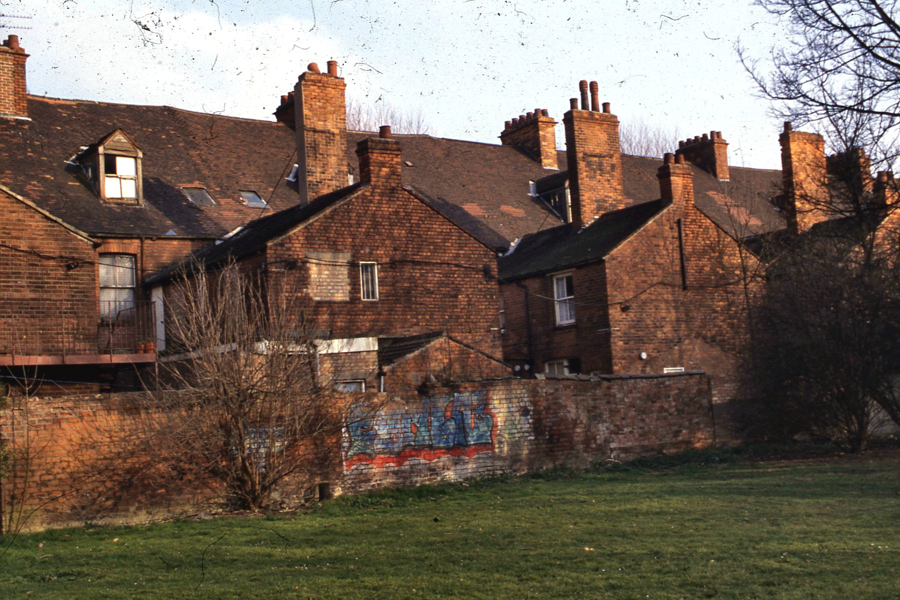 The Rear of the Princes Avenue Shops in 1996