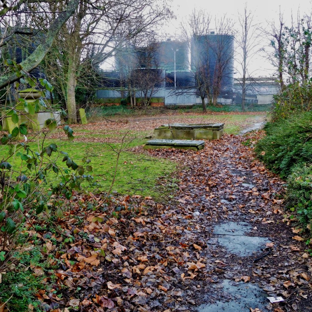 Another view of Air Street churchyard