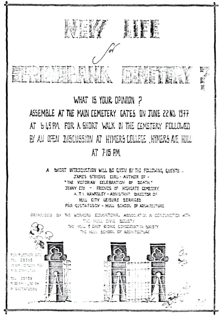 flyer for public meeting 22 6 1977