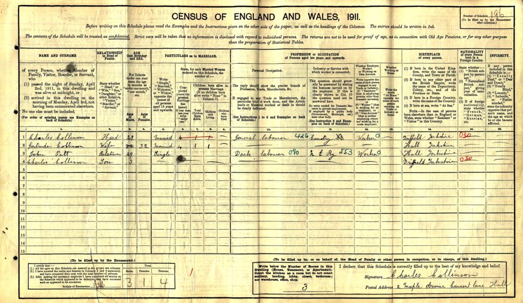 1911 census