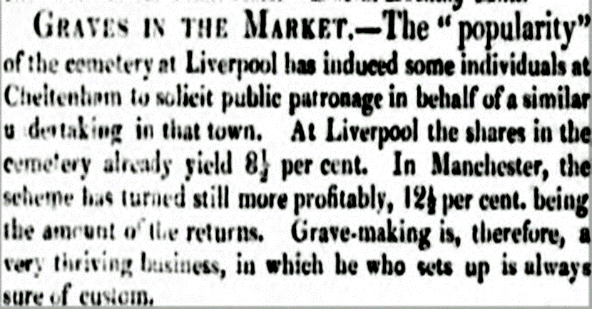 Fig1. Hull Advertiser, November 1833