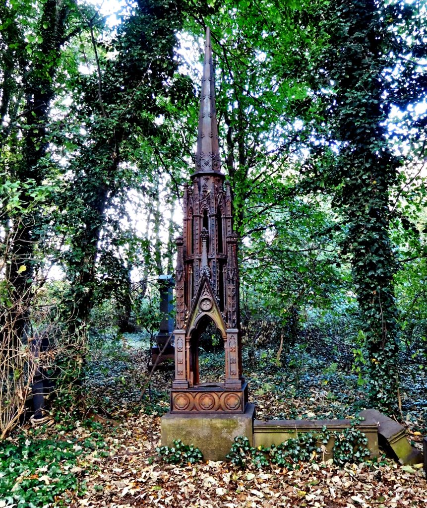 Eleanor Cross on Thomas Stather's grave