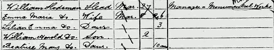 1881 census return