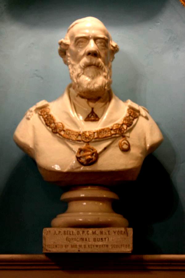bust of j.p.bell