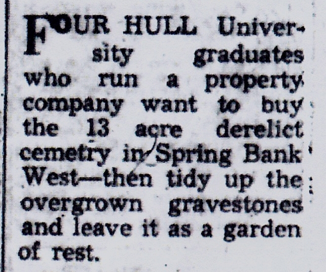 Hull Daily Mail 23rd May 1972