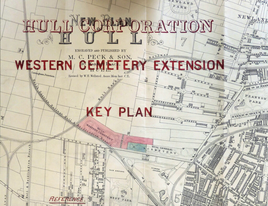 Expansion of Western Cemetery 1889