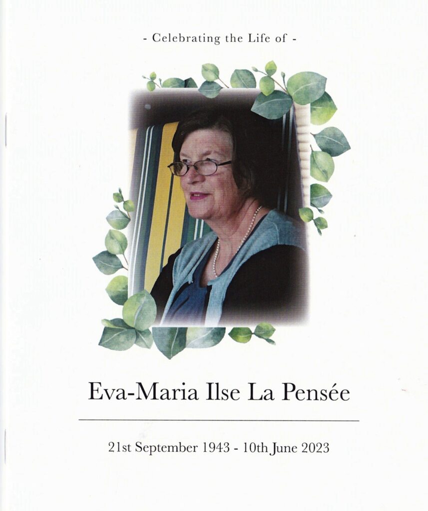 Eva La Pensee: A personal appreciation
